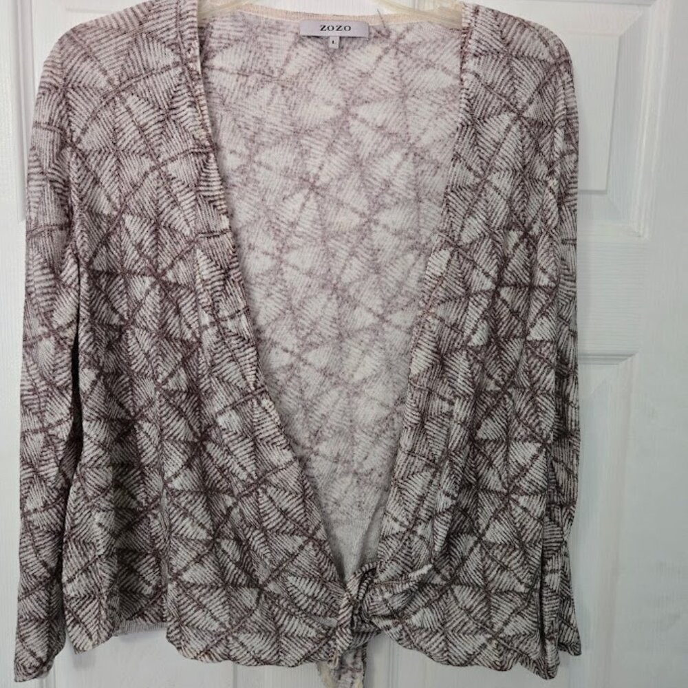 ZOZO Open front lightweight linen blend cardigan Size L